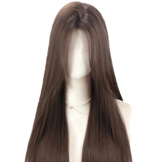 Long straight hair