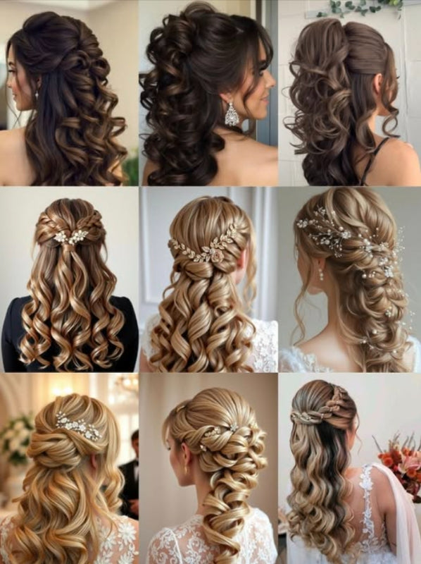 fishnet hair curtain
