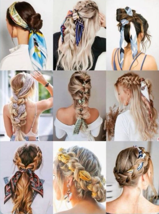 fishnet hair curtain