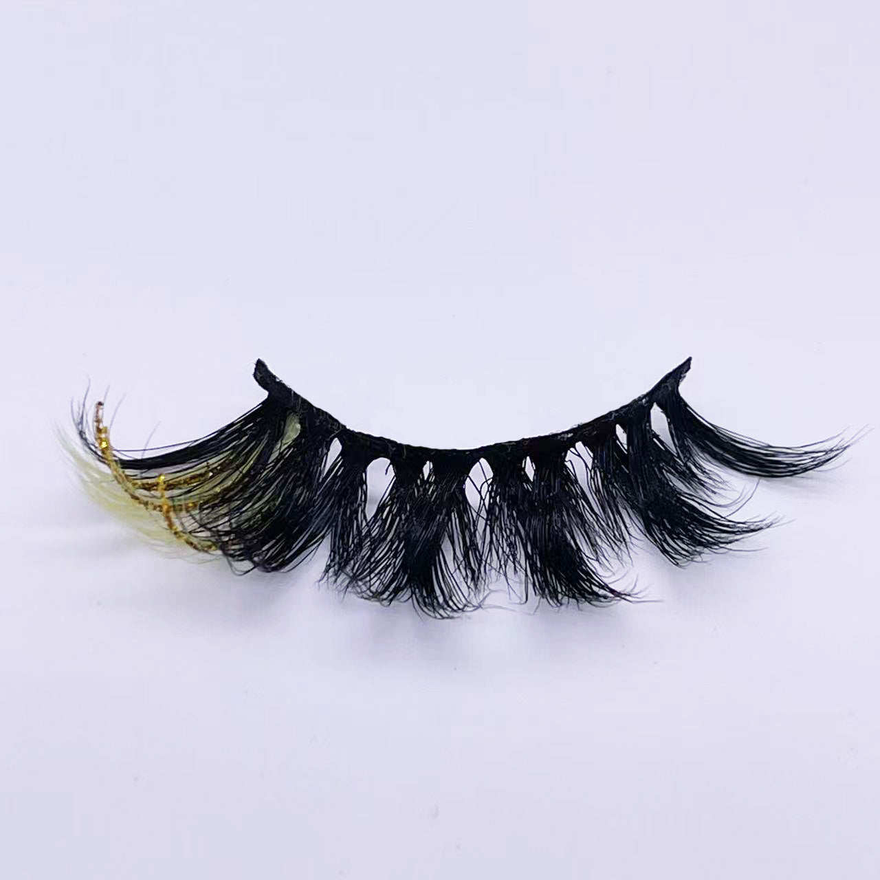 25mm mink lashes with color --- GCA1730