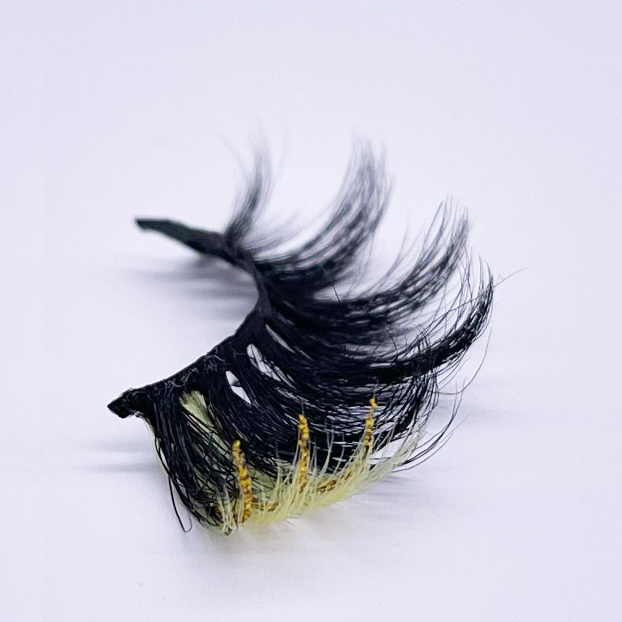 25mm mink lashes with color --- GCA1730