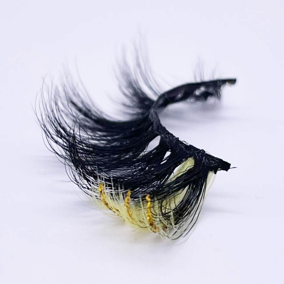 25mm mink lashes with color --- GCA1730