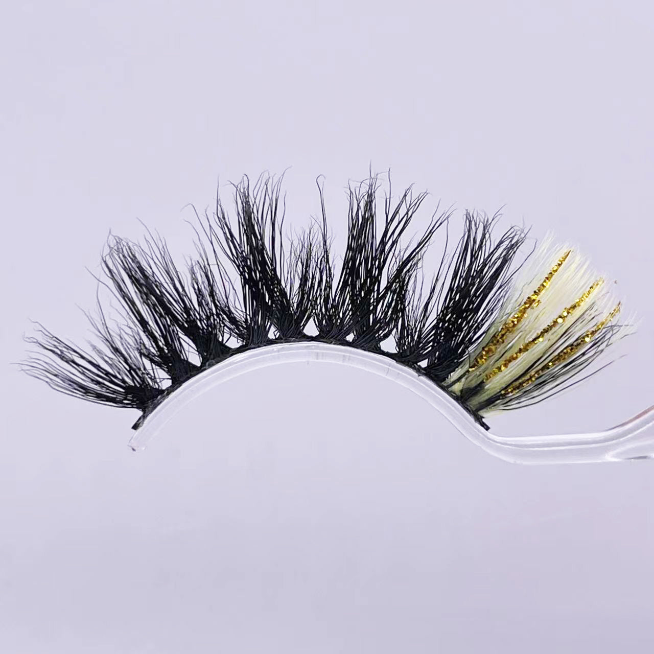 25mm mink lashes with color --- GCA1730