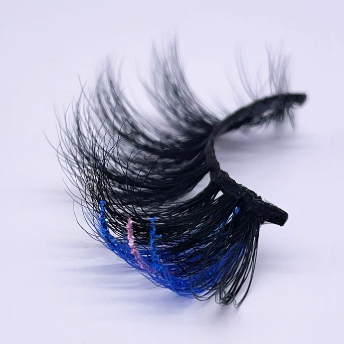 25mm mink lashes with color --- GCA1731