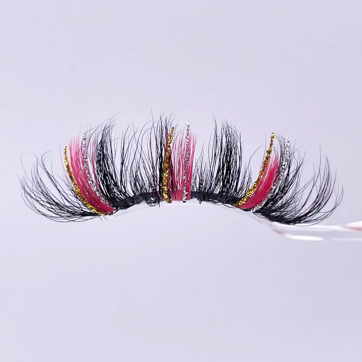 25mm mink lashes with color --- GCA1732