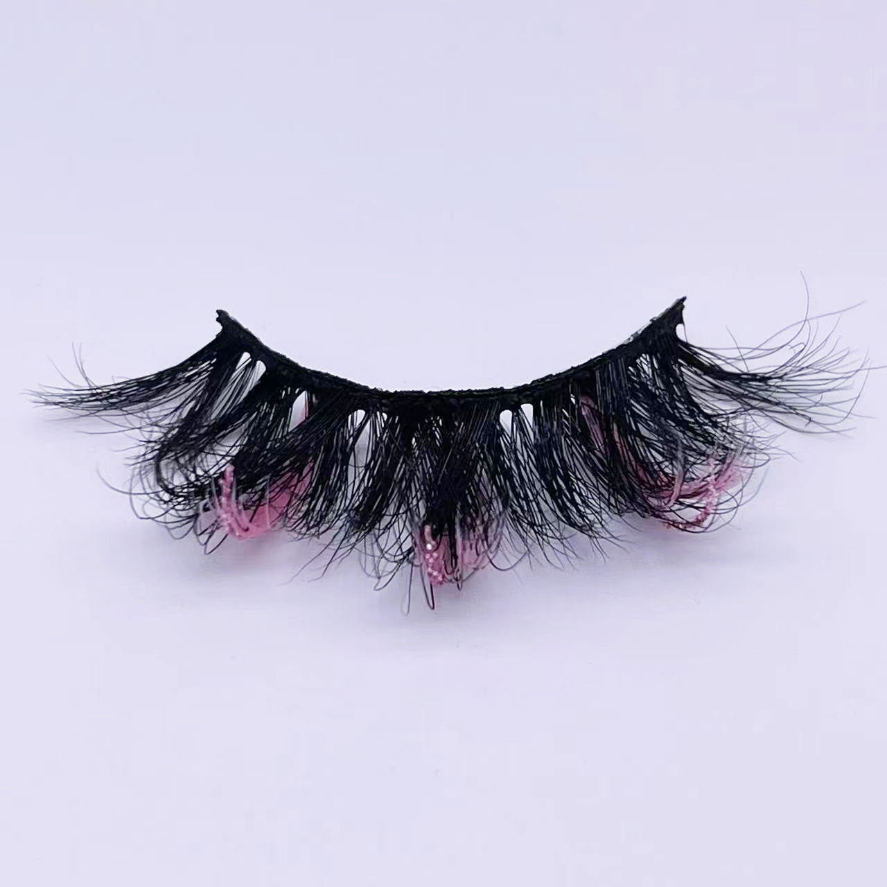 25mm mink lashes with color --- GCA1733