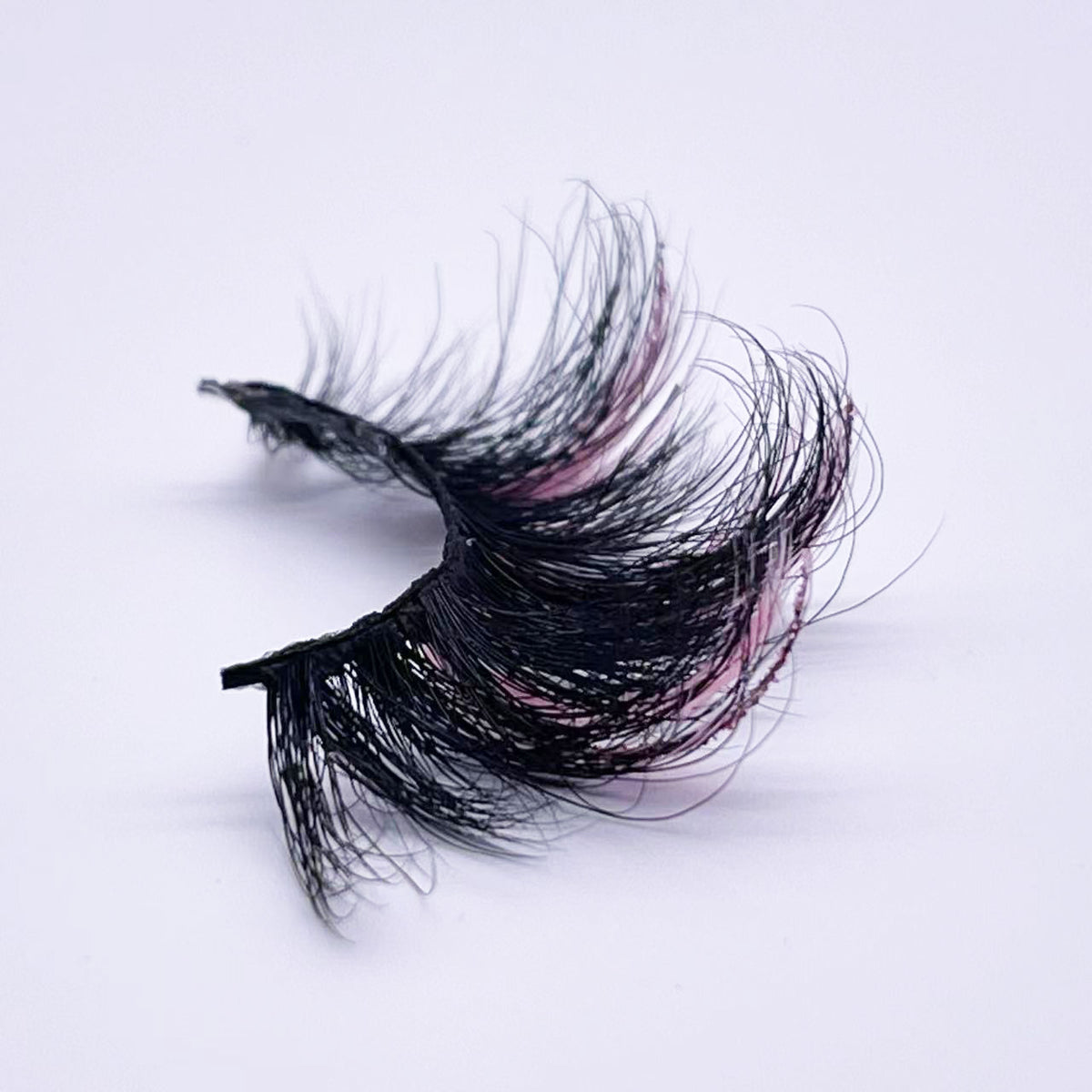 25mm mink lashes with color --- GCA1733