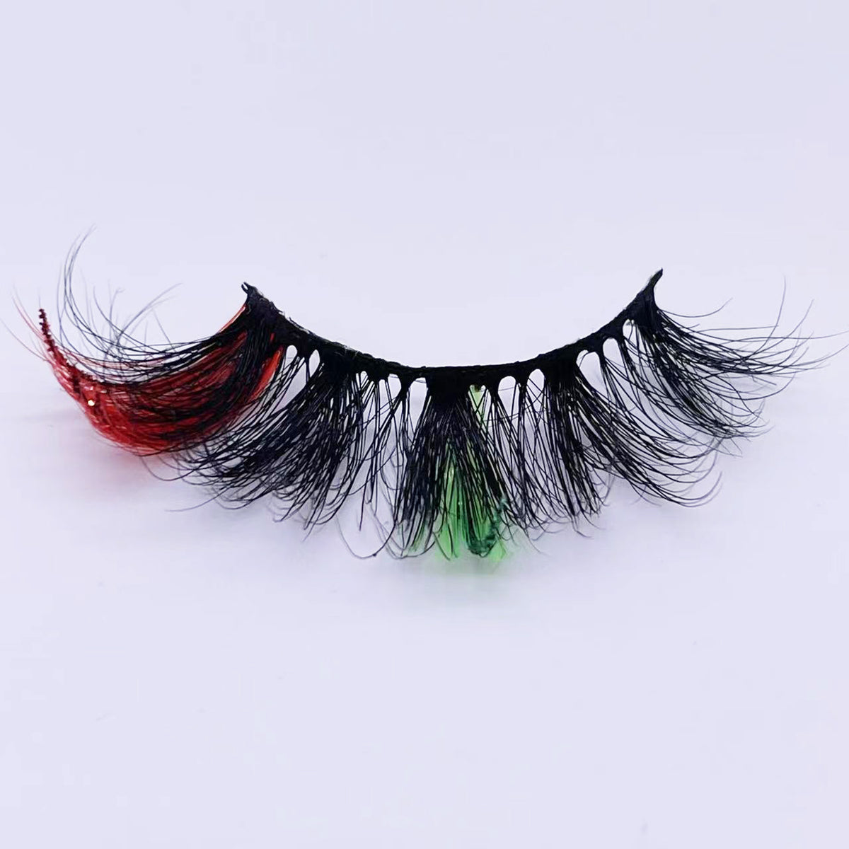25mm mink lashes with color --- GCA1736