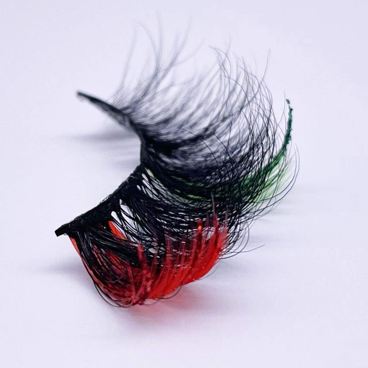 25mm mink lashes with color --- GCA1736