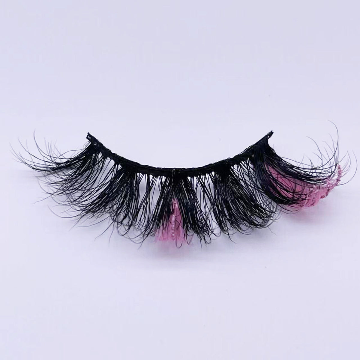 25mm mink lashes with color --- GCA1737