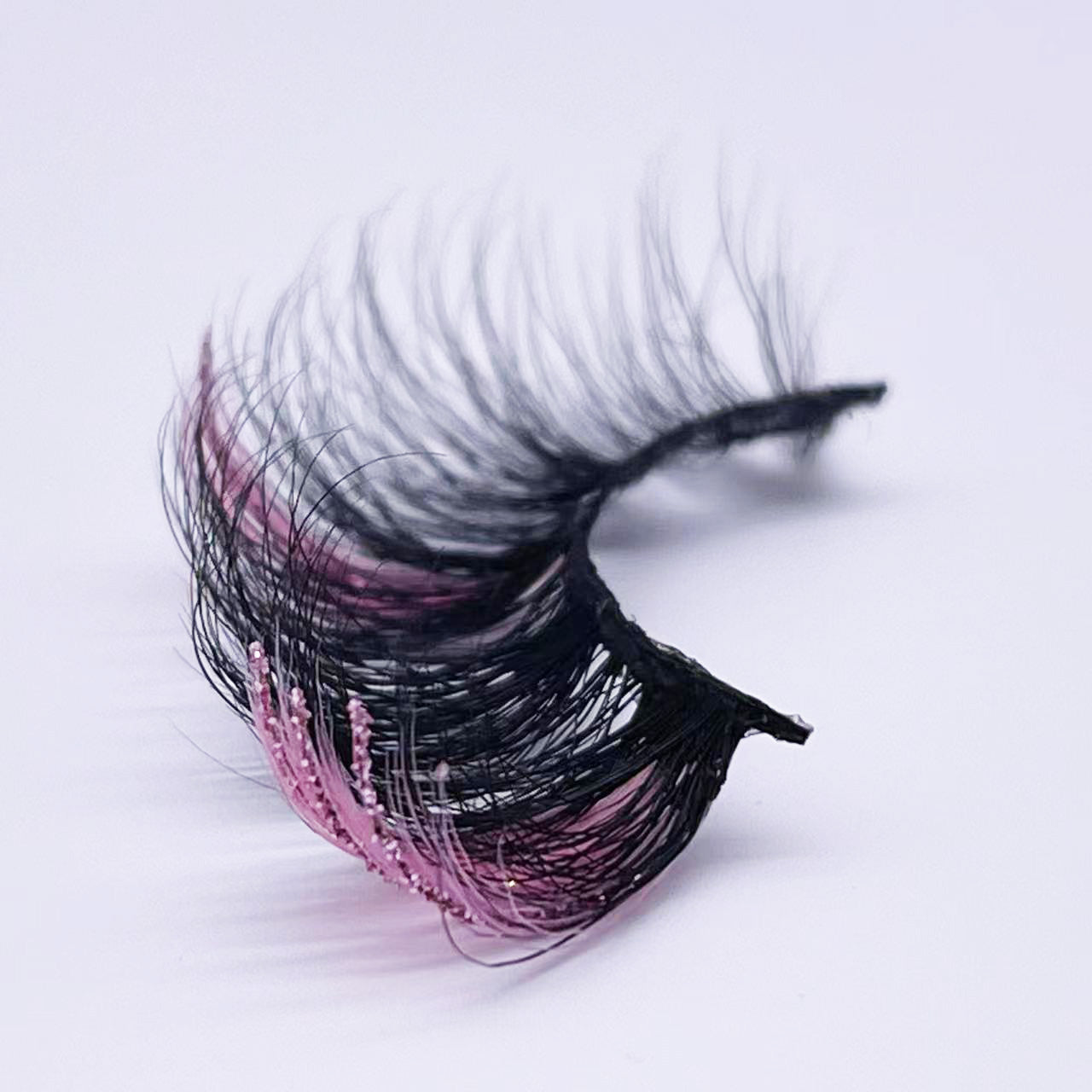 25mm mink lashes with color --- GCA1737