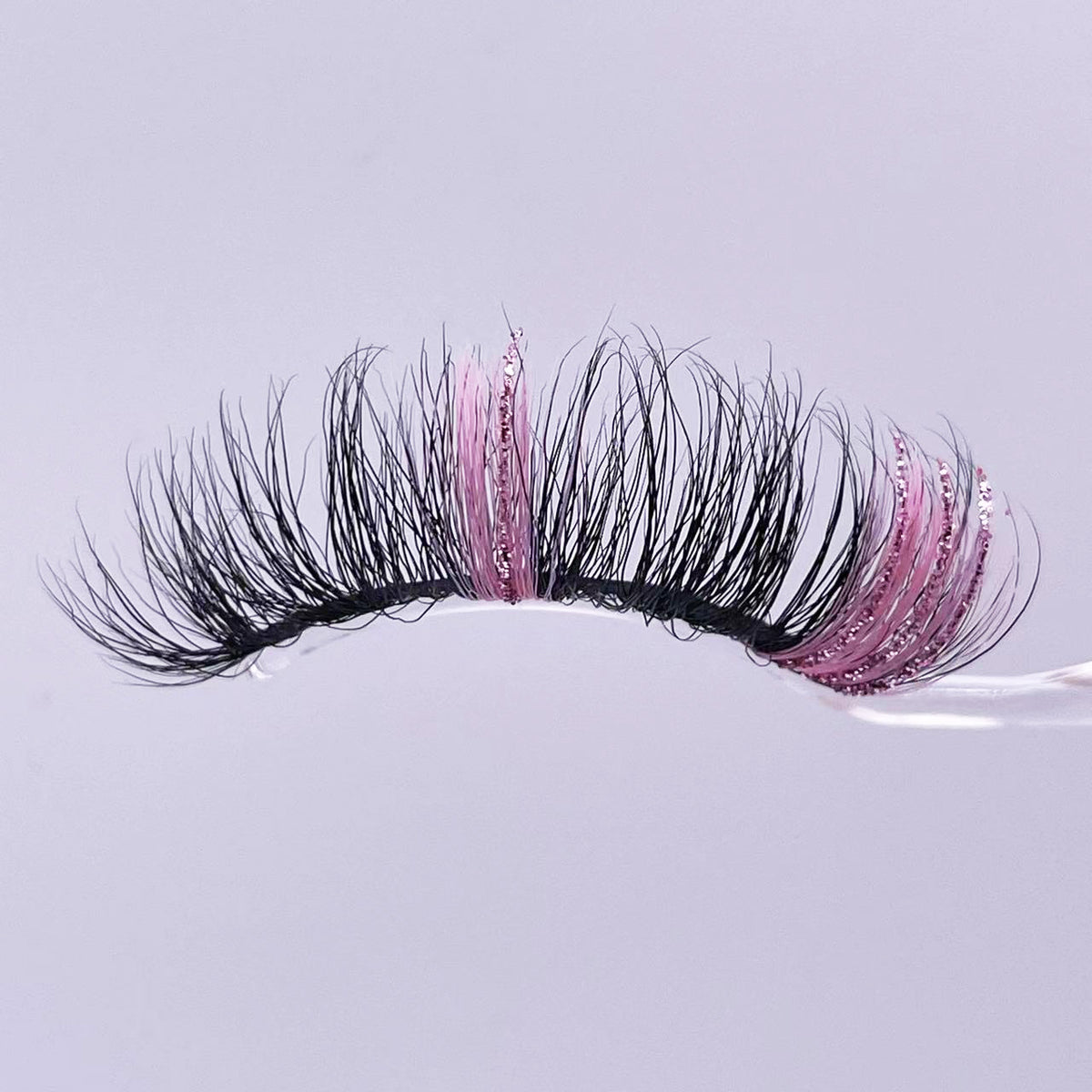 25mm mink lashes with color --- GCA1737