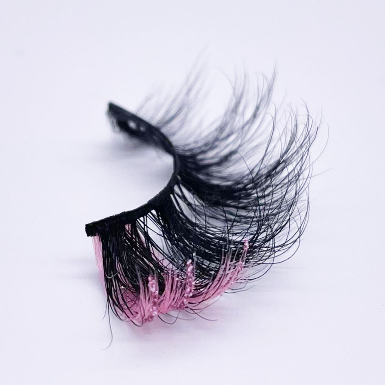 25mm mink lashes with color --- GCA1738