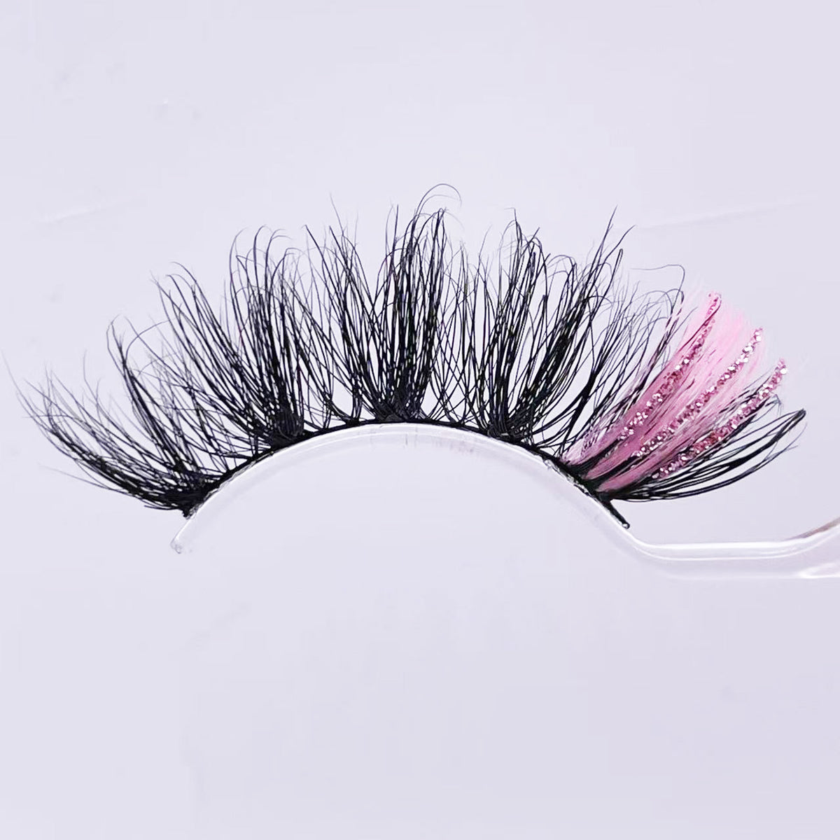 25mm mink lashes with color --- GCA1738