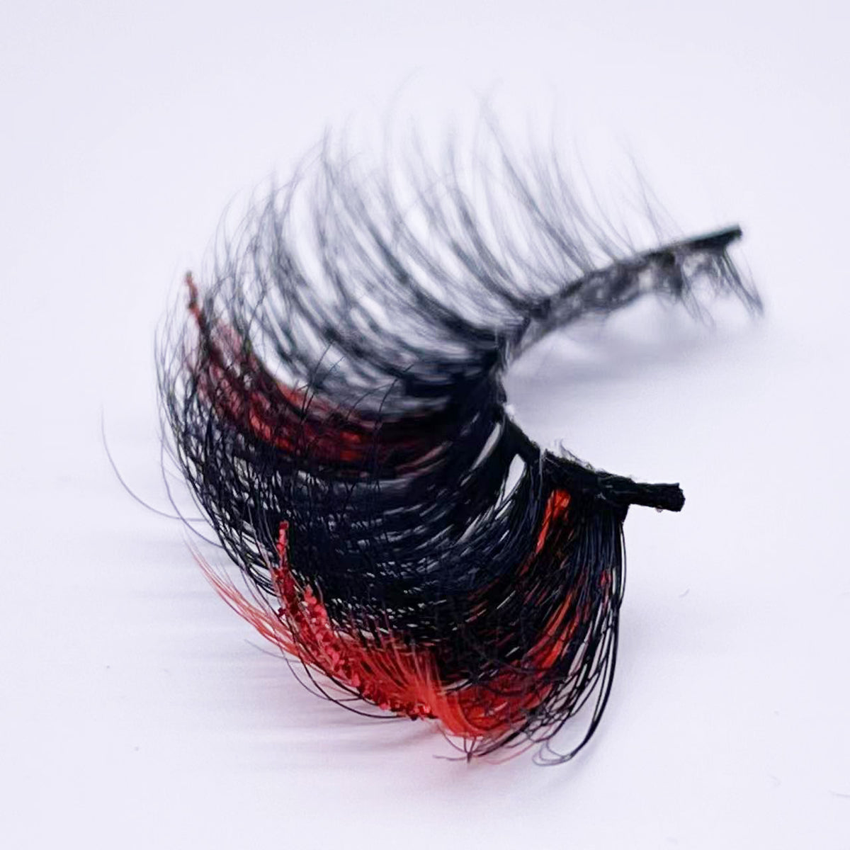 25mm mink lashes with color --- GCA1741