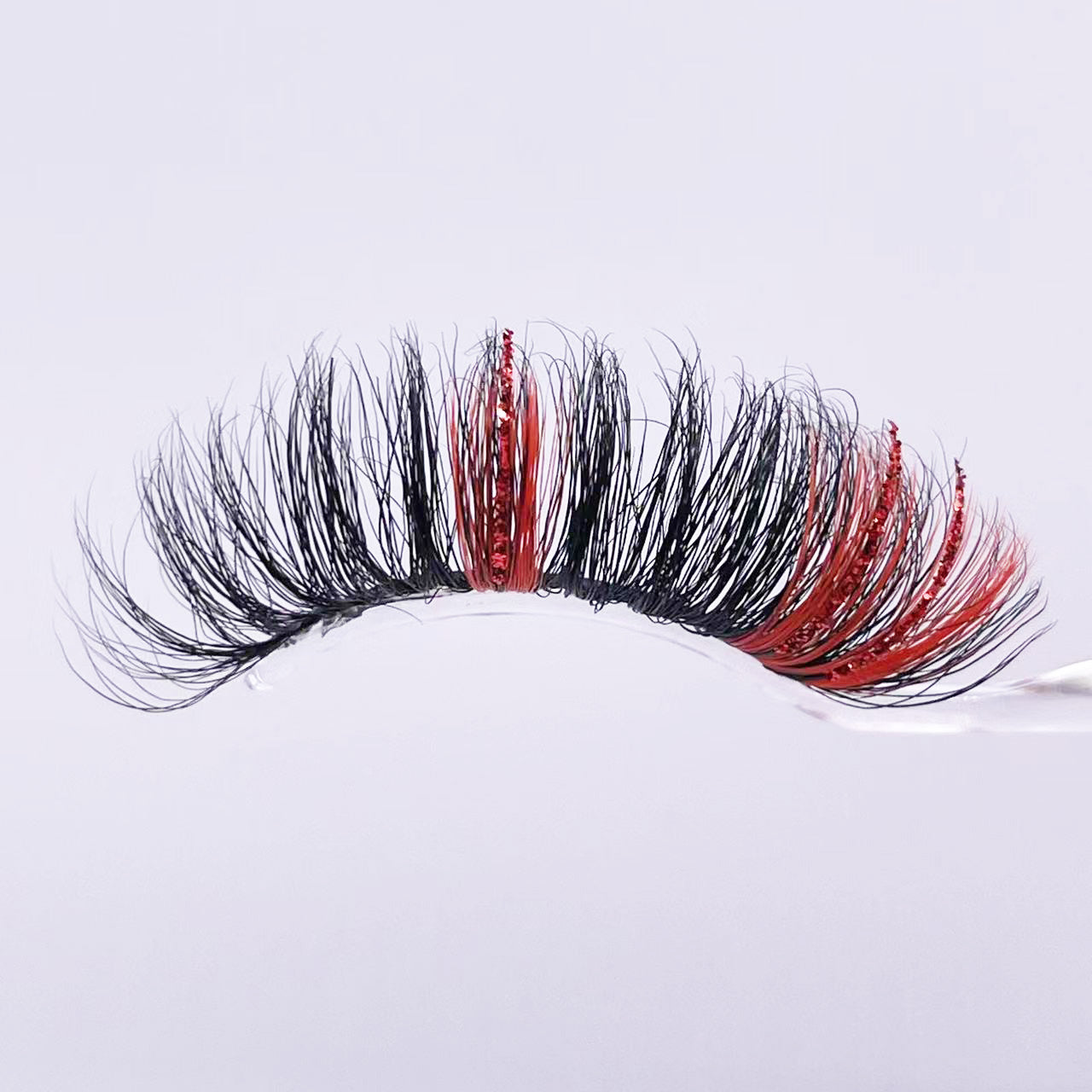 25mm mink lashes with color --- GCA1741