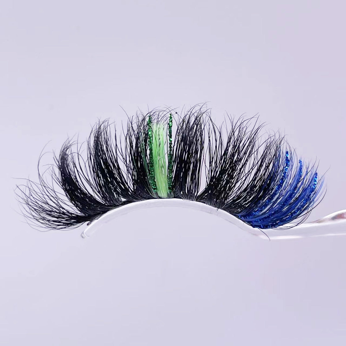 25mm mink lashes with color --- GCA1742