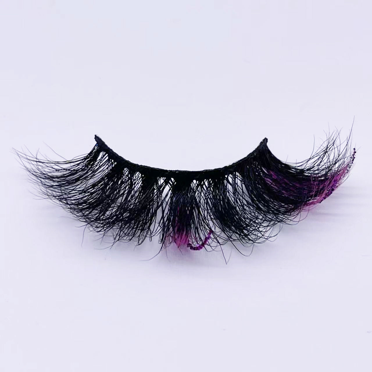 25mm mink lashes with color --- GCA1744