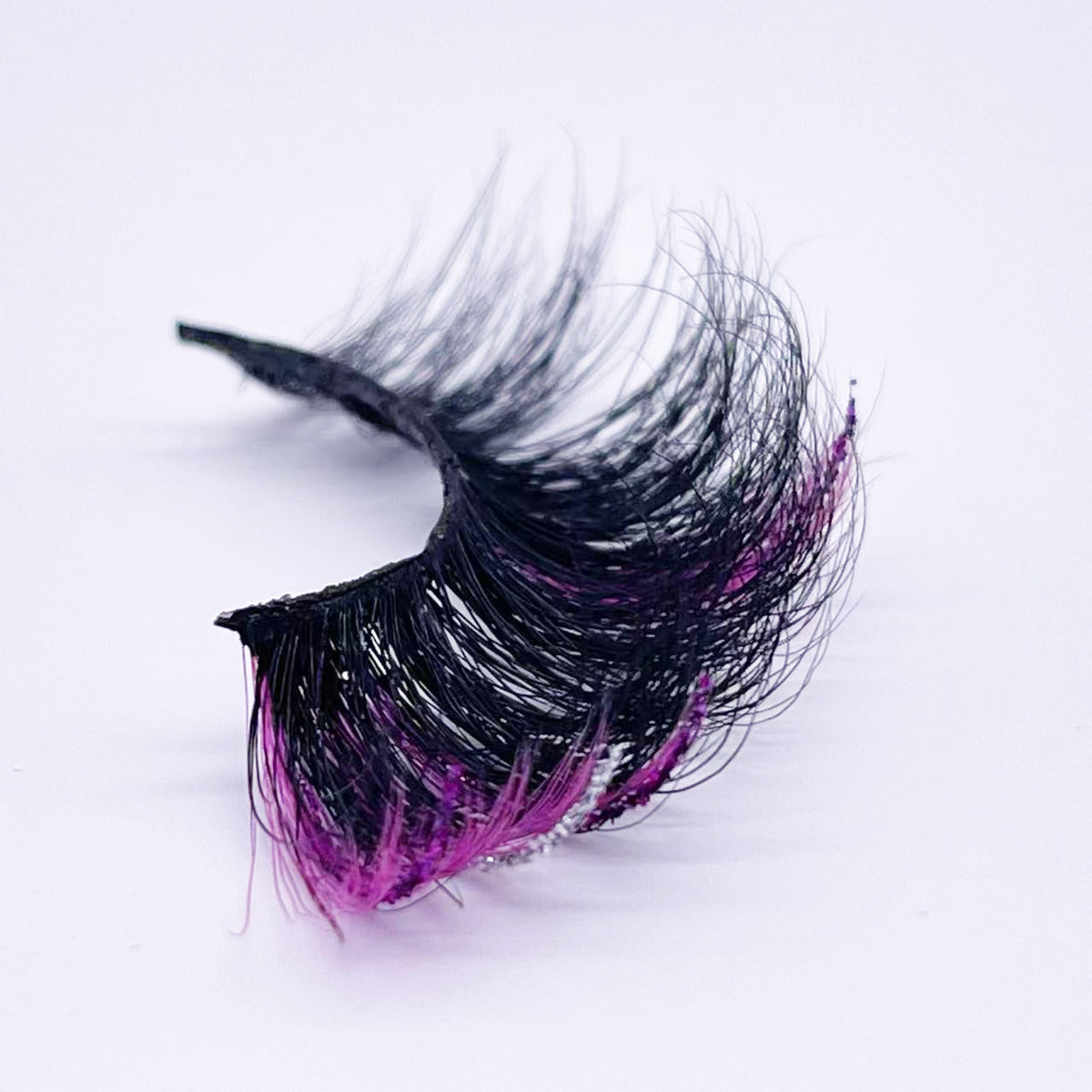 25mm mink lashes with color --- GCA1744