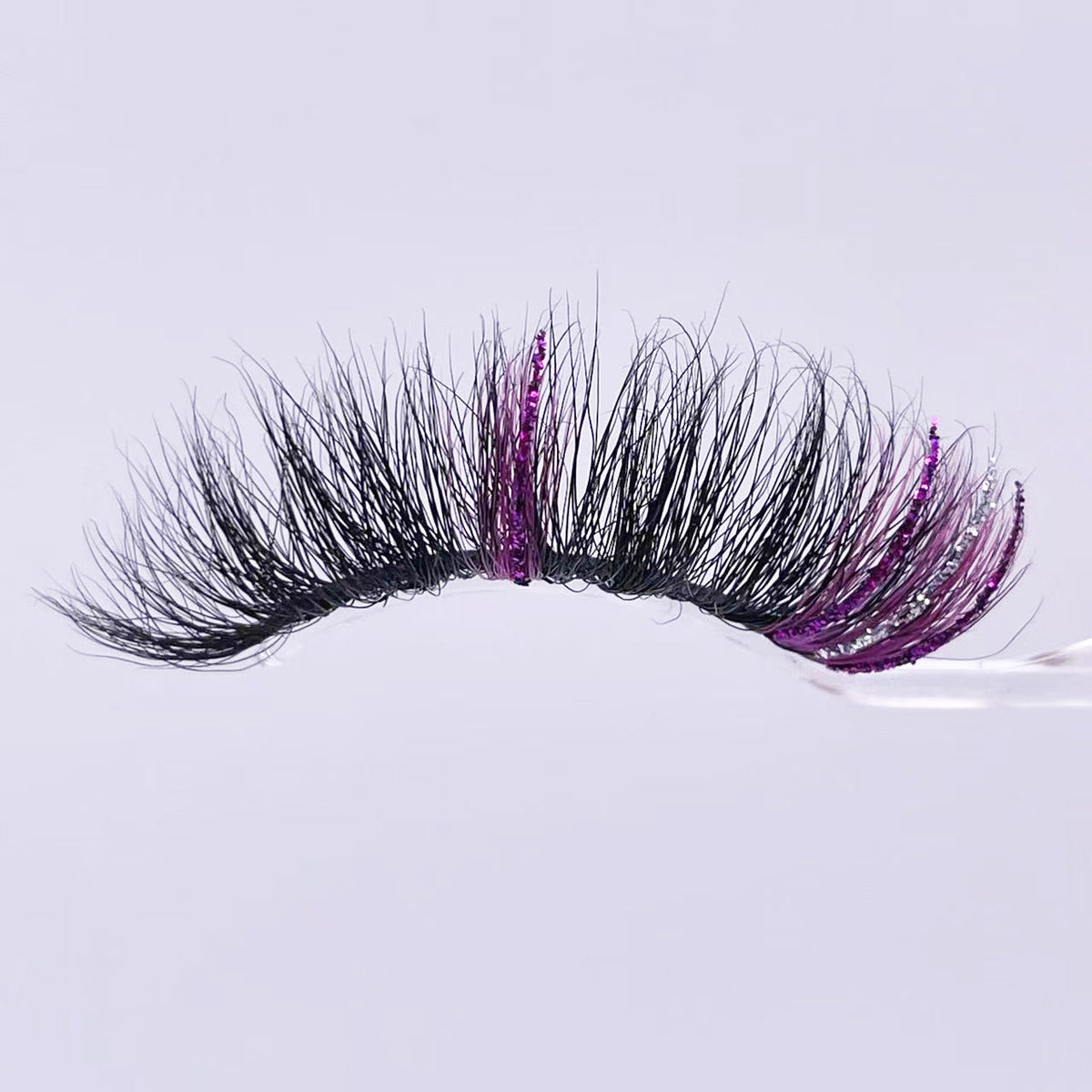 25mm mink lashes with color --- GCA1744