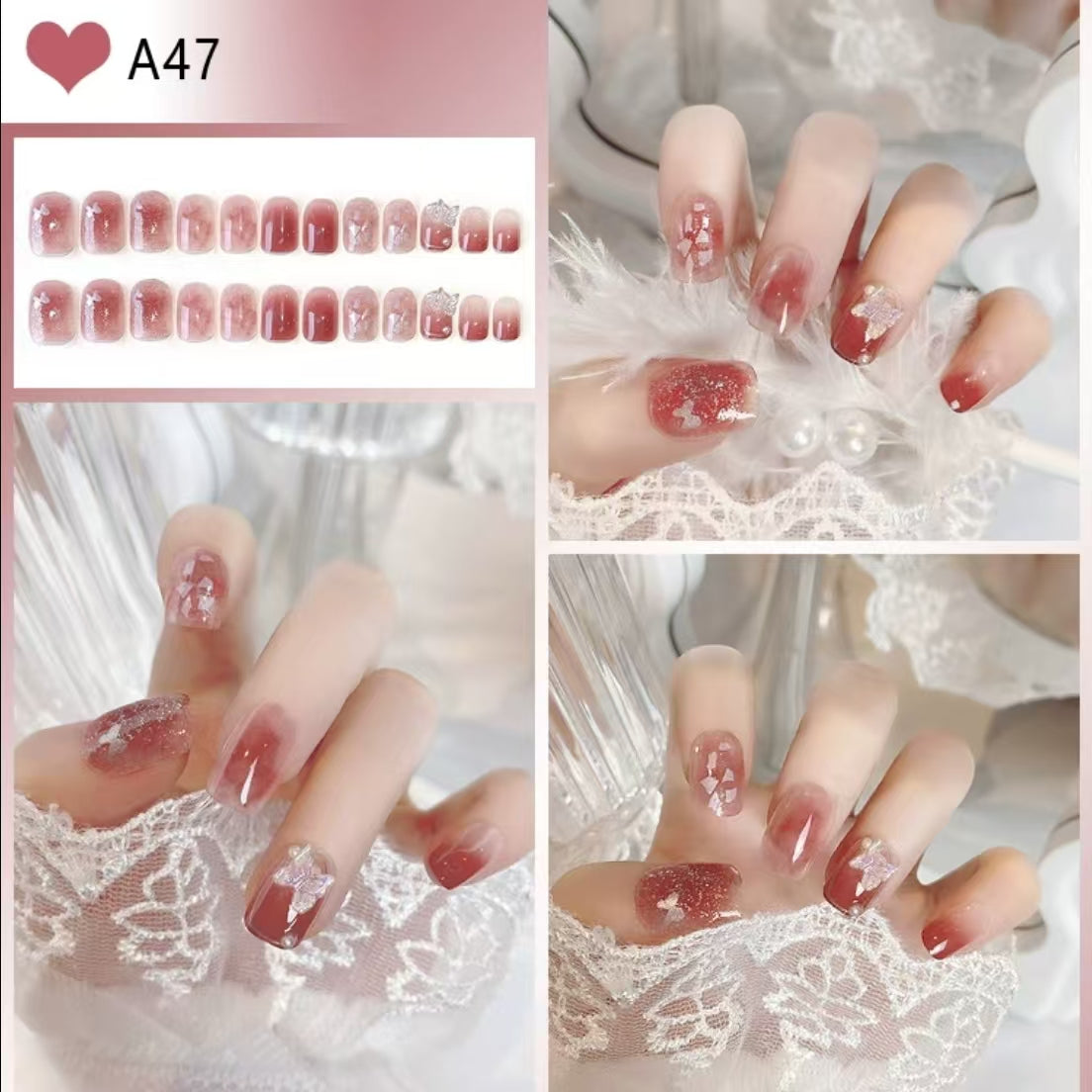 Wearing nail art---Fairyland model