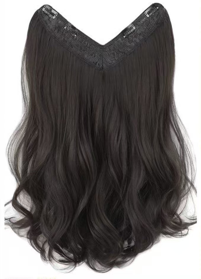 A whole lot of wavy hair
