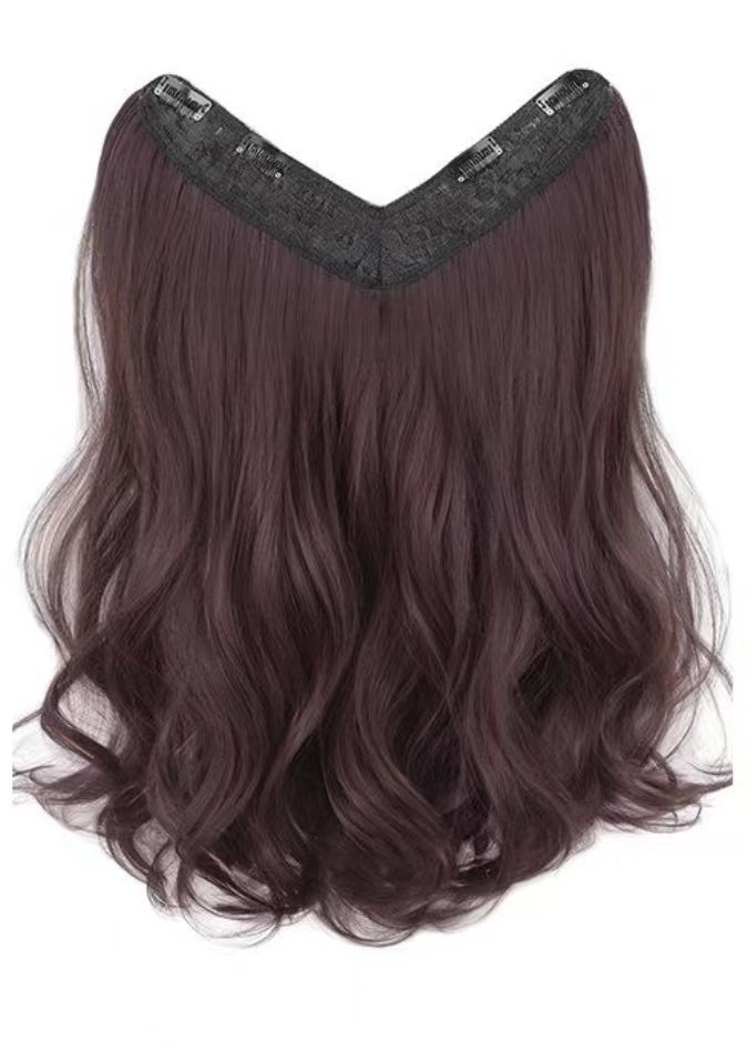 A whole lot of wavy hair