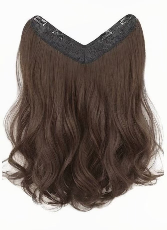 A whole lot of wavy hair