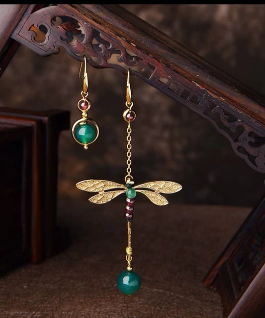 Chinese Style Dragonfly Earrings