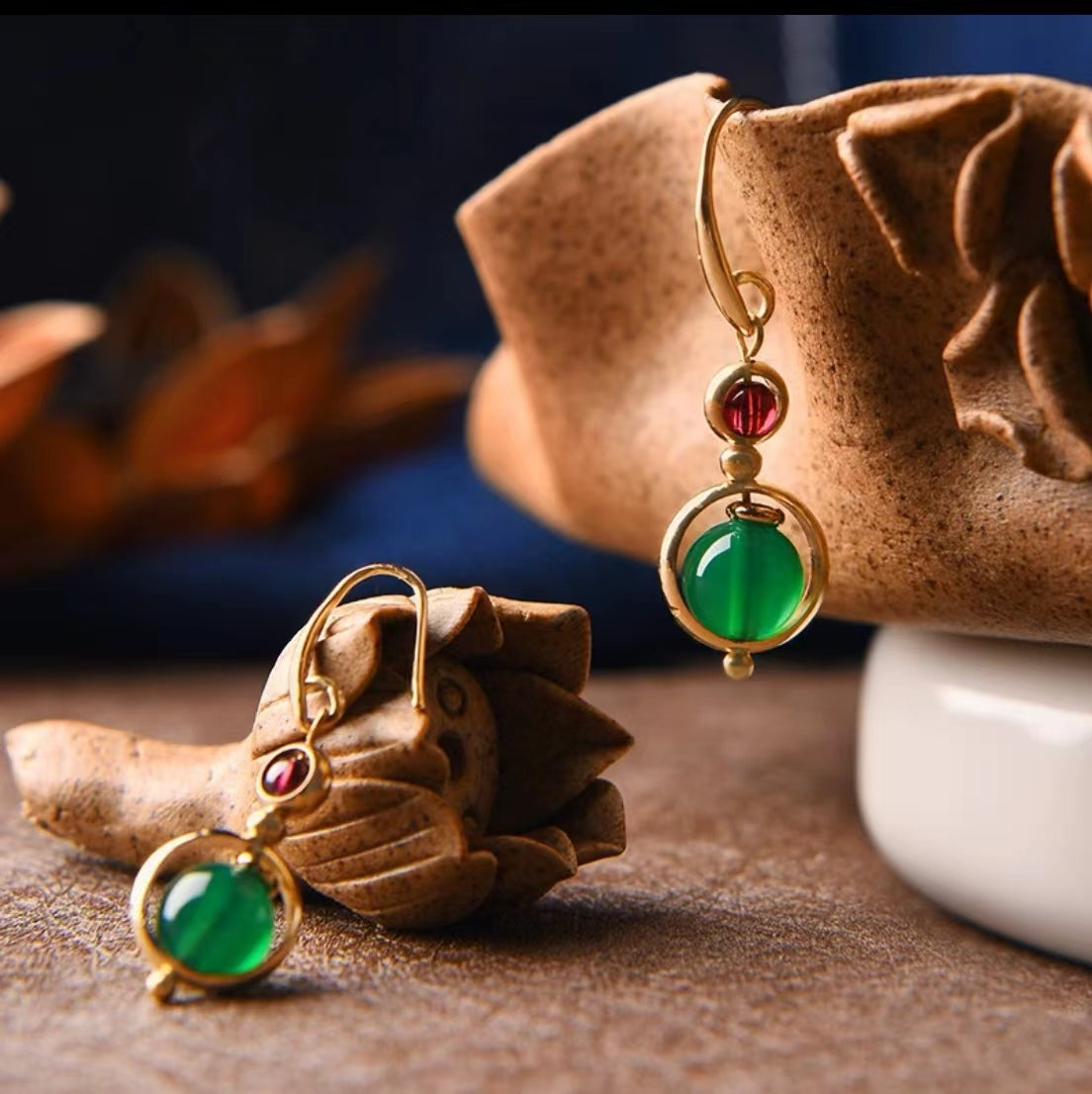 Chinese Style Dragonfly Earrings
