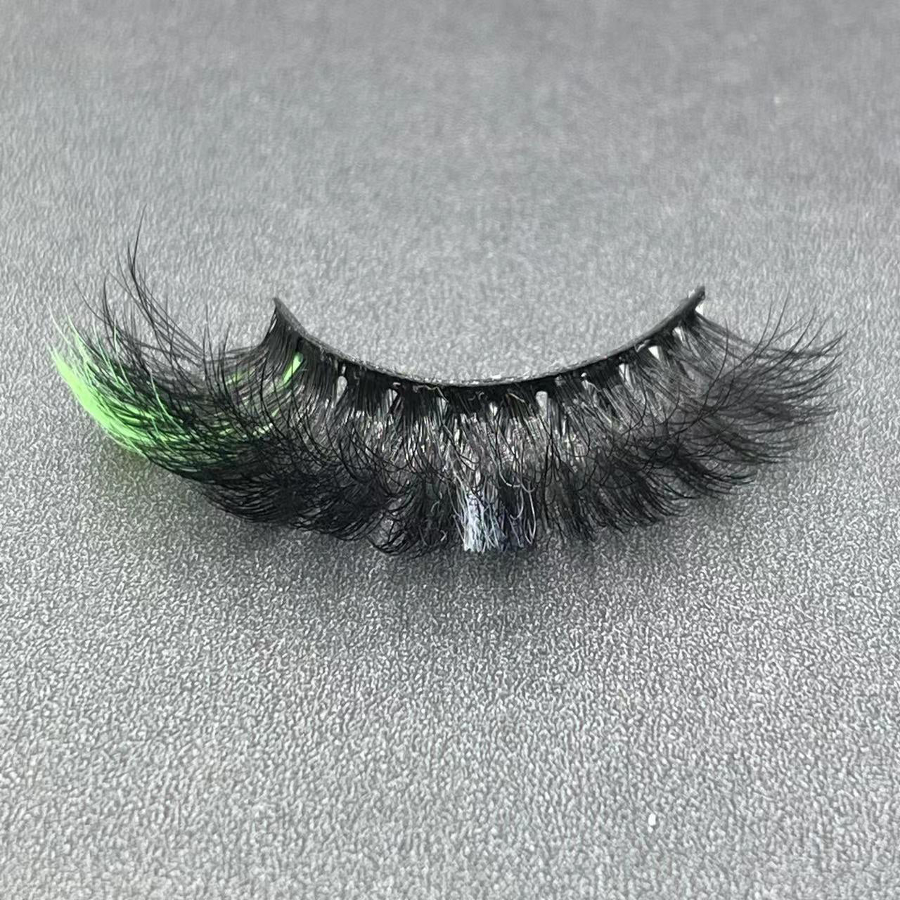 New Makeup Trend Colorful Lashes 20mm --- GCA1860
