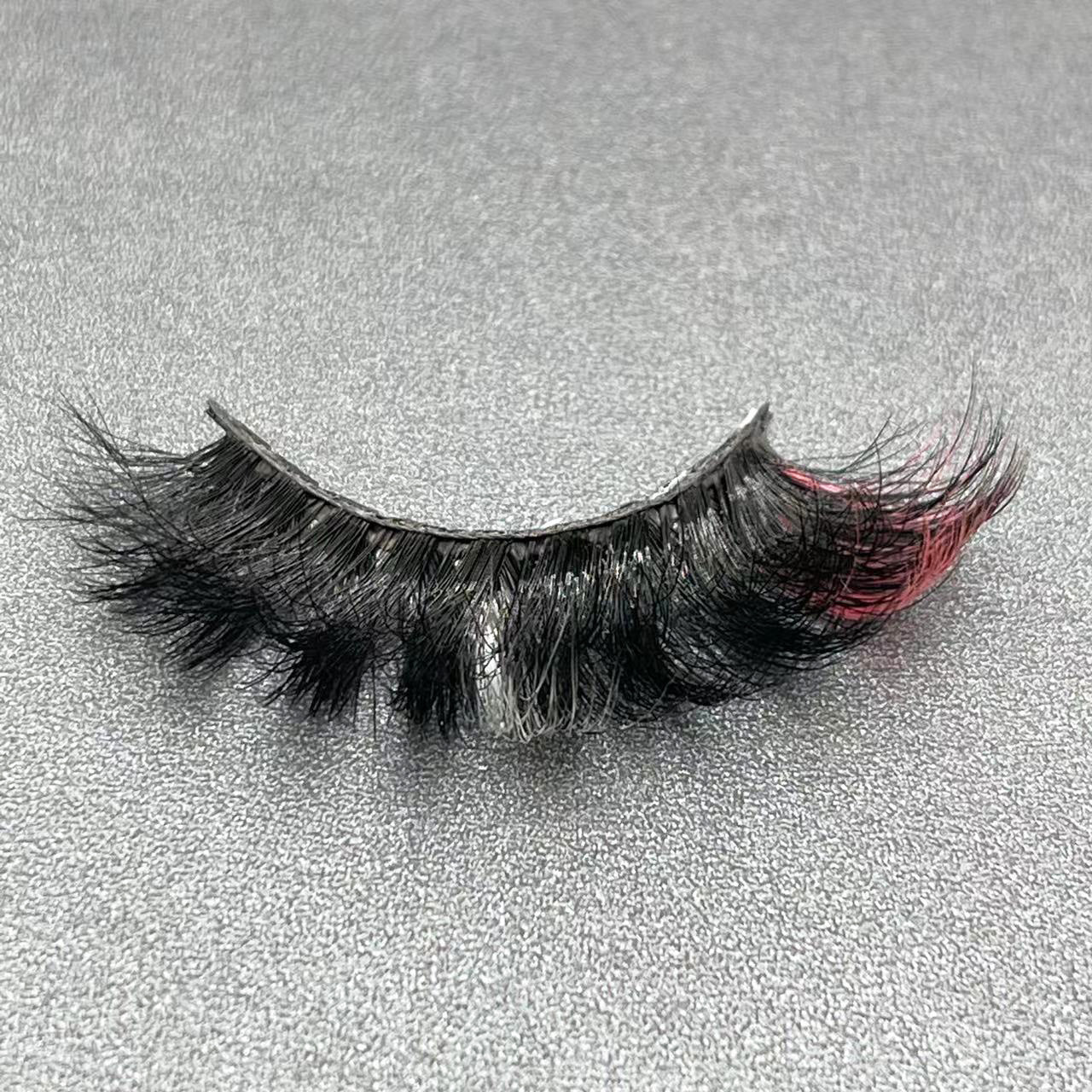 Neuer Make-up-Trend Bunte Wimpern 15mm 20mm