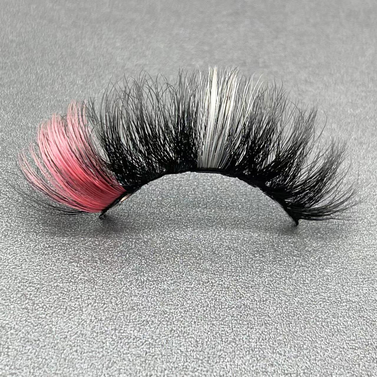 Neuer Make-up-Trend Bunte Wimpern 15mm 20mm