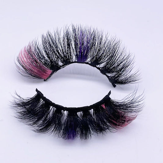 New Makeup Trend Colorful Lashes 20mm --- GCA1867