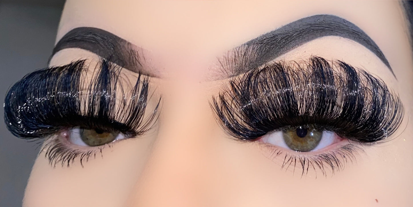 Russische Wimpernstreifen D Curl 30mm