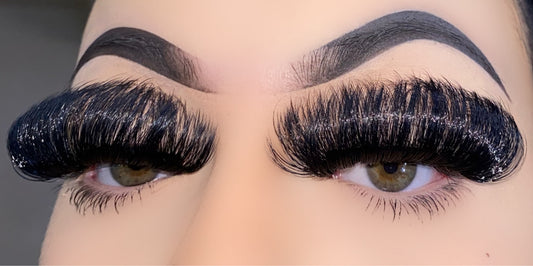Russian Lashes strips D curl 30mm --- GCA1824