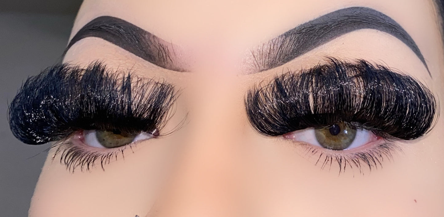 Russian Lashes strips D curl 30mm --- GCA1820