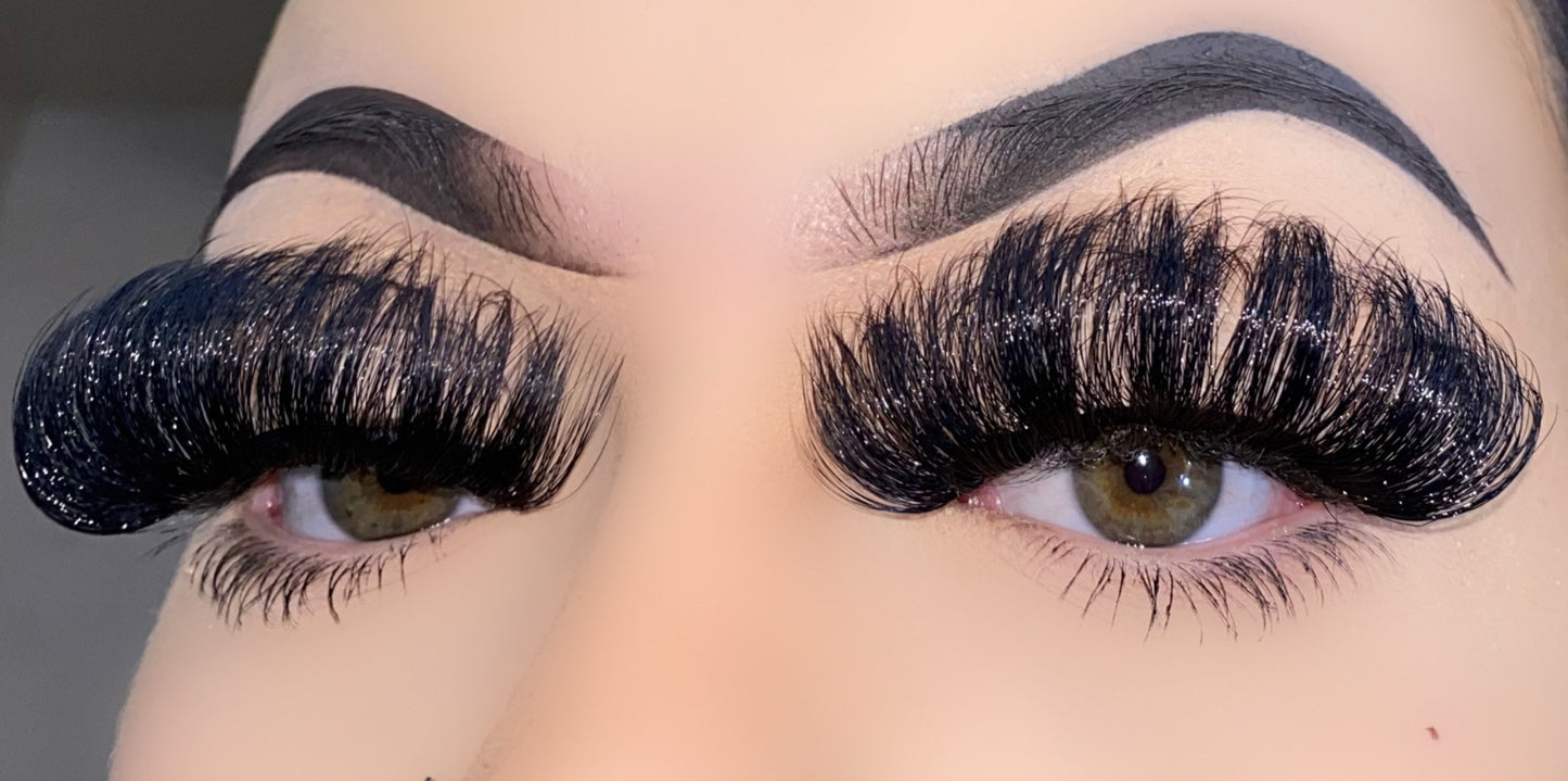 Russische Wimpernstreifen D Curl 30mm