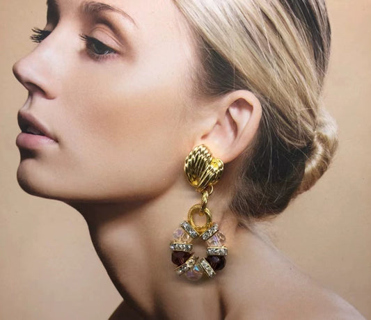 Europe and the United States retro necklace earrings
