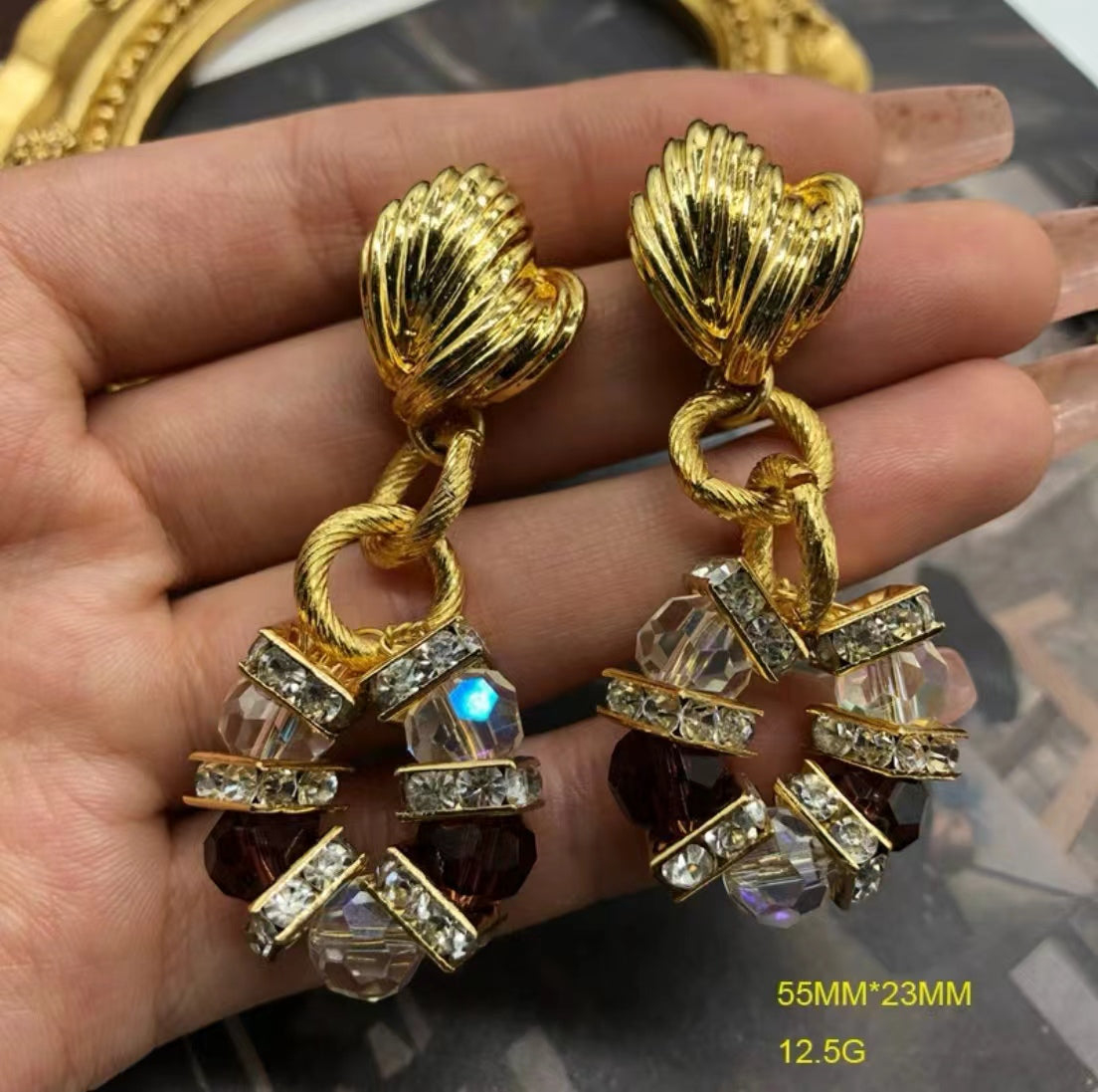 Europe and the United States retro necklace earrings
