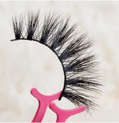 Natürliche, dicke, übertriebene, handgefertigte Wimpern