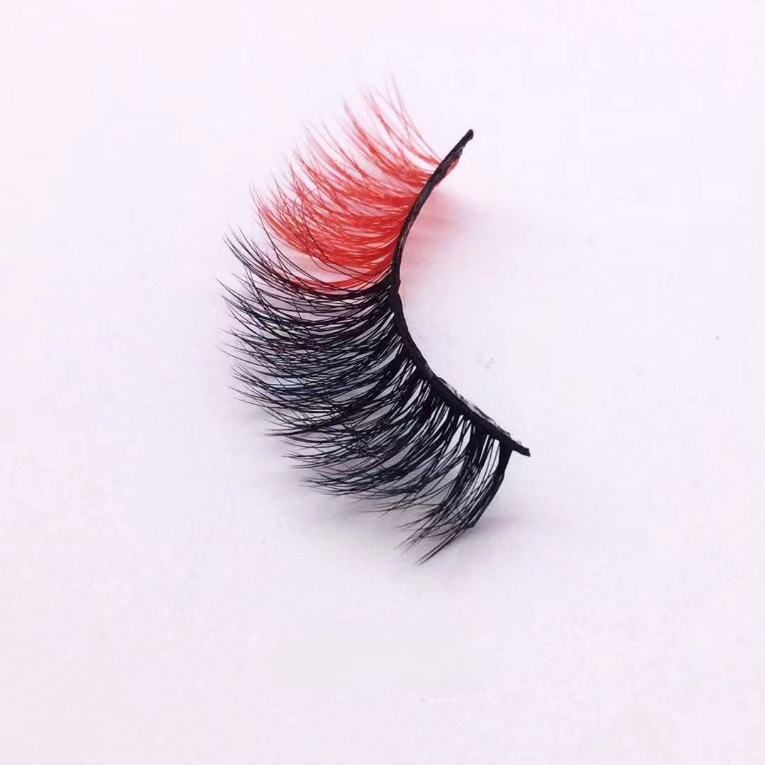 Neuer Make-up-Trend Bunte Wimpern 15mm 20mm