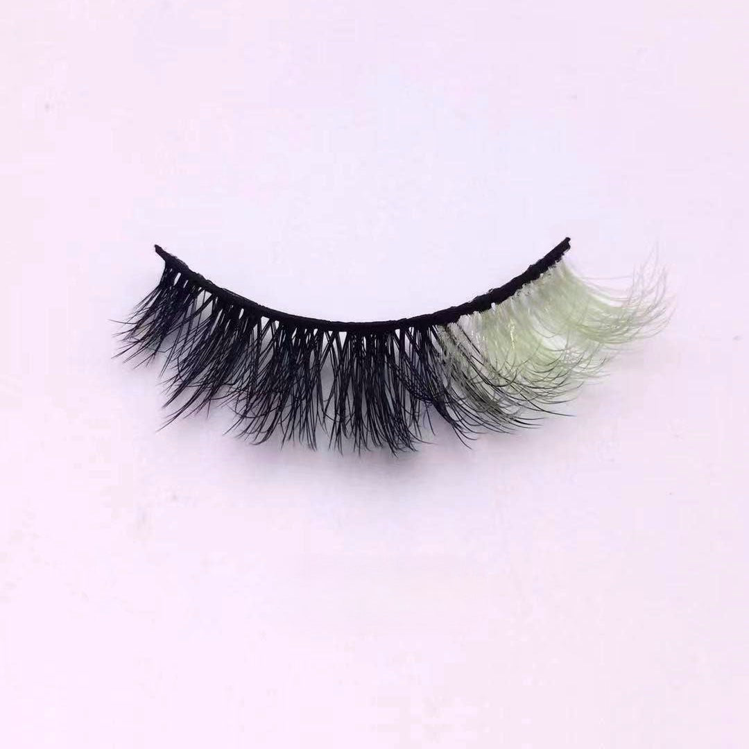 Neuer Make-up-Trend Bunte Wimpern 15mm 20mm