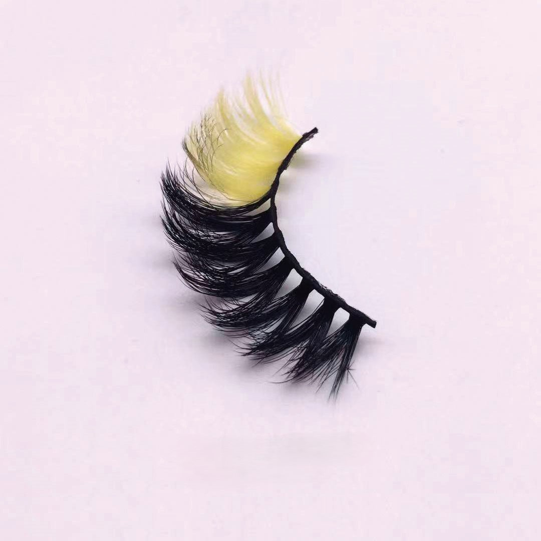 Nouvelle tendance de maquillage cils colorés 15 mm 20 mm
