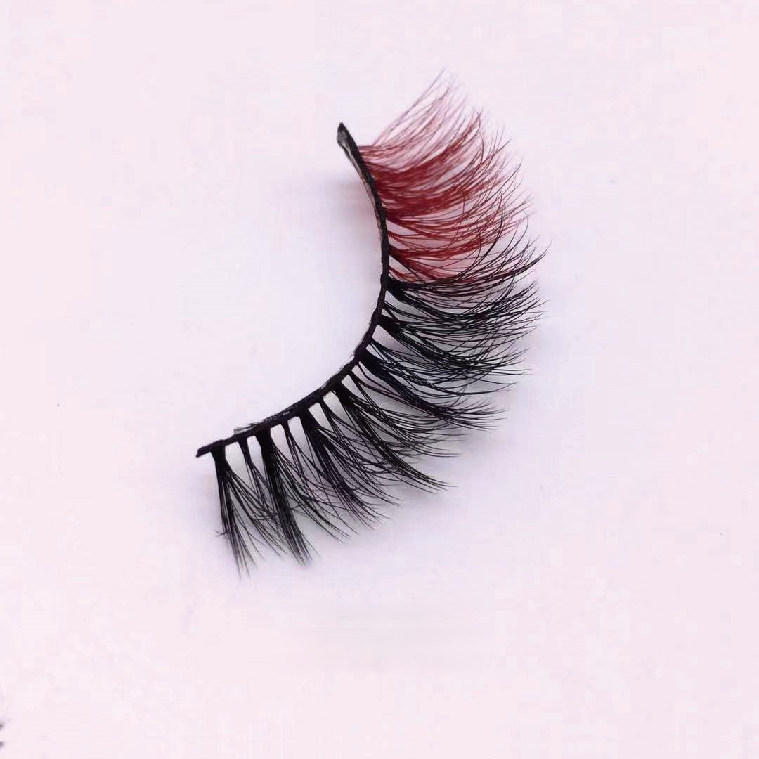 Neuer Make-up-Trend Bunte Wimpern 15mm 20mm