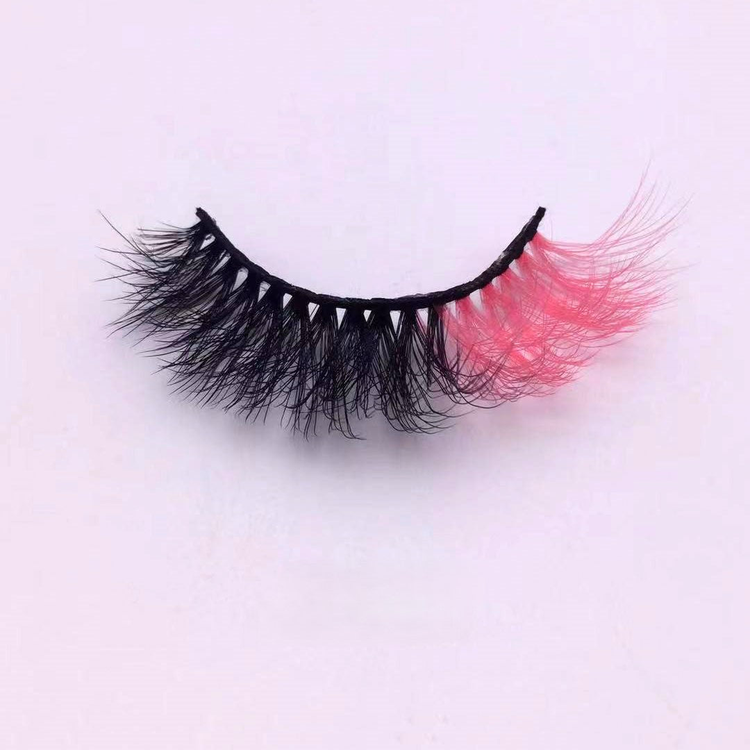 Neuer Make-up-Trend Bunte Wimpern 15mm 20mm