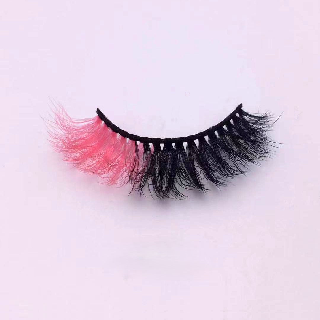 Neuer Make-up-Trend Bunte Wimpern 15mm 20mm