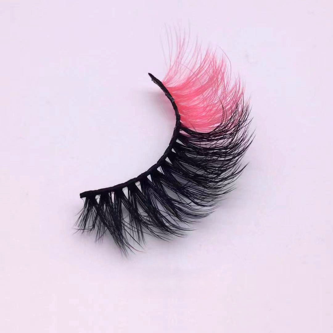 Neuer Make-up-Trend Bunte Wimpern 15mm 20mm