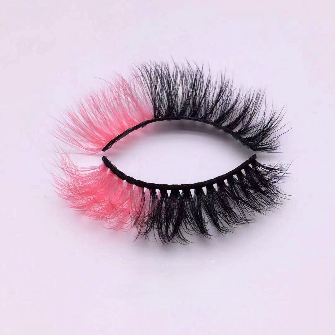 Neuer Make-up-Trend Bunte Wimpern 15mm 20mm