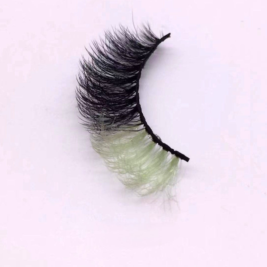 Neuer Make-up-Trend Bunte Wimpern 15mm 20mm